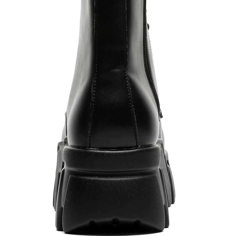 Fashion Leather Shoes For Man Platform Genuine Leather Big Size Shoes High Quality Designer Formal Platform Casual Shoes Outdoor