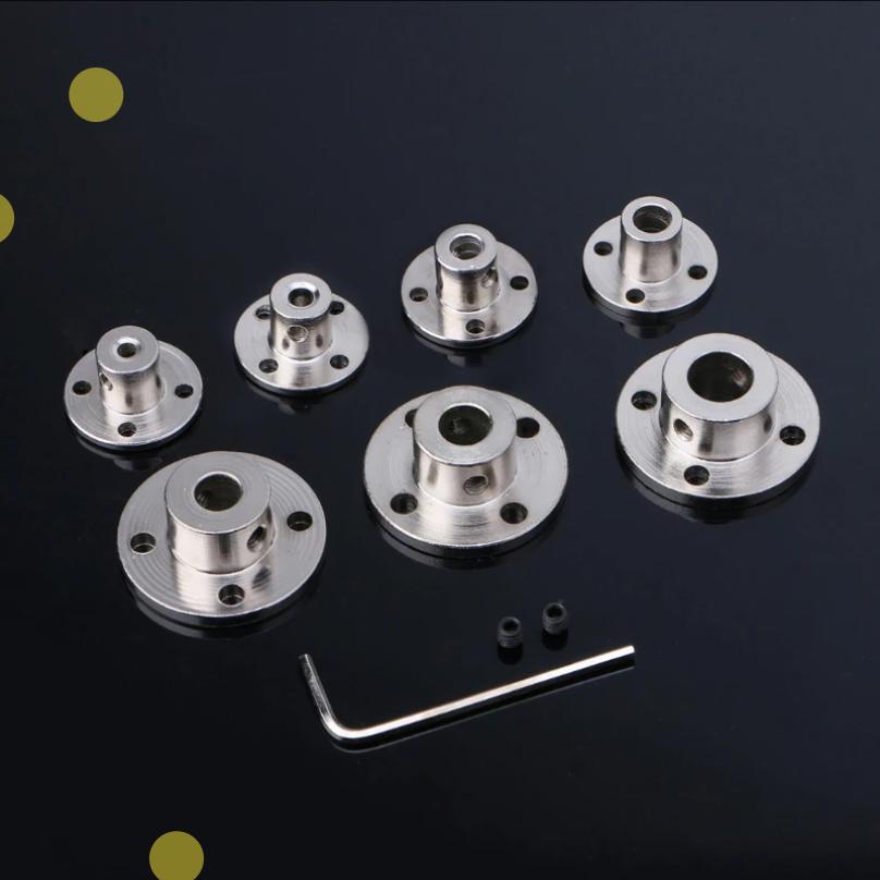 

Rigid Flange Coupling Motor Guide Shaft Coupler Motor Connector 7mm