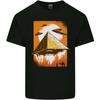 UFO Pyramid Alien Flying Saucer Unisexs Light Cotton TShirt