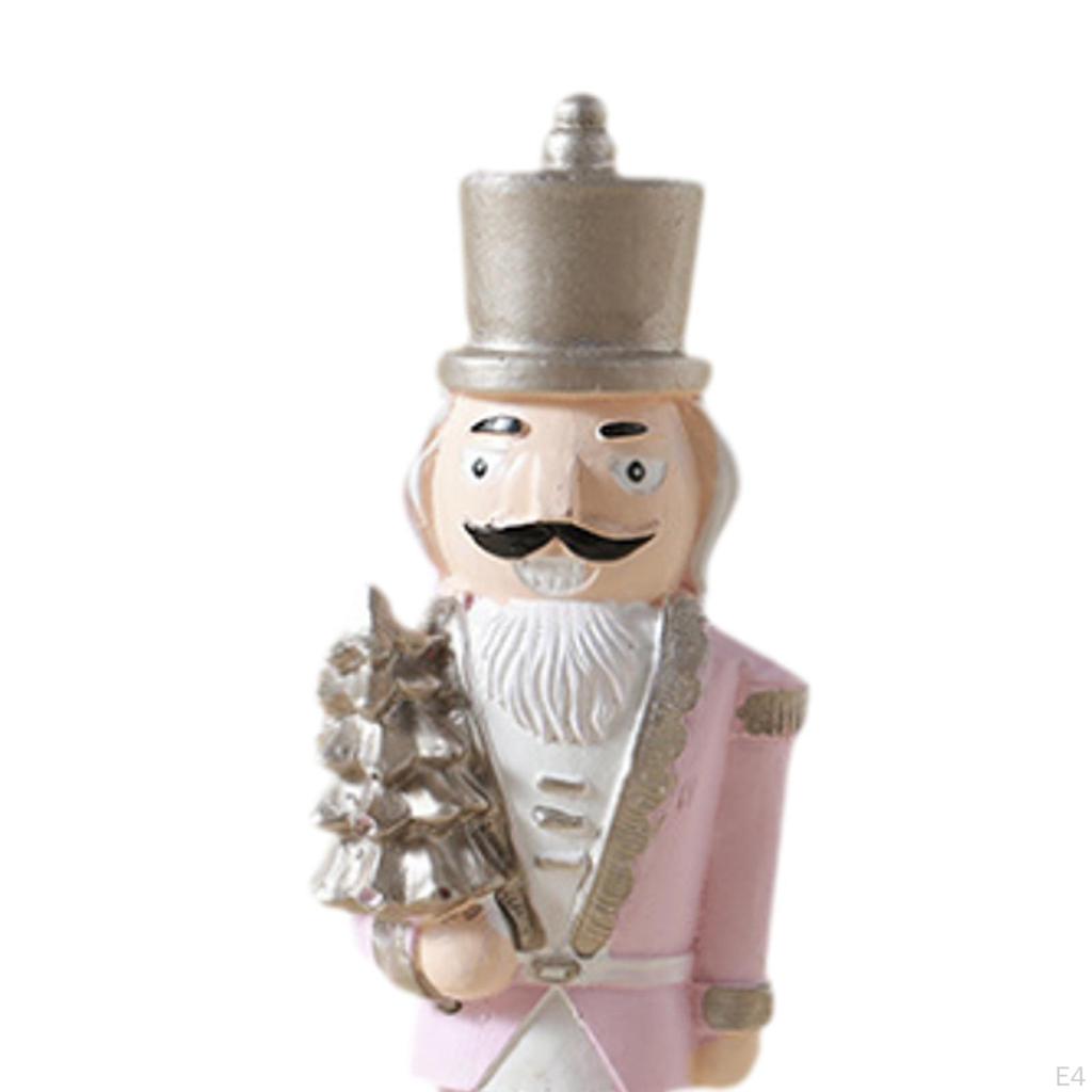 Christmas Nutcracker Statue Decor Charm Gift Display Portable Desktop Ornament Xmas