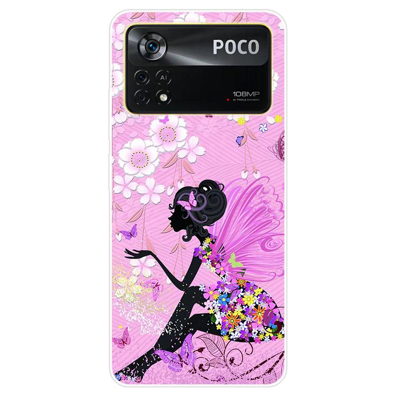 For Xiaomi Poco X4 Pro 5G Silicone TPU Back Cover Soft Phone Case For Xiaomi Poco M4 Pro 4G Case