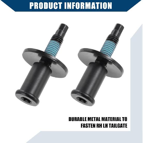 1L3Z99404A42AA / Rear/Tailgate Striker Latch Lock Bolt Kit for Ford F150 1997-2014 for Ford F250 Super Duty 1999-2016 / Tailgate Striker Lock Bolt