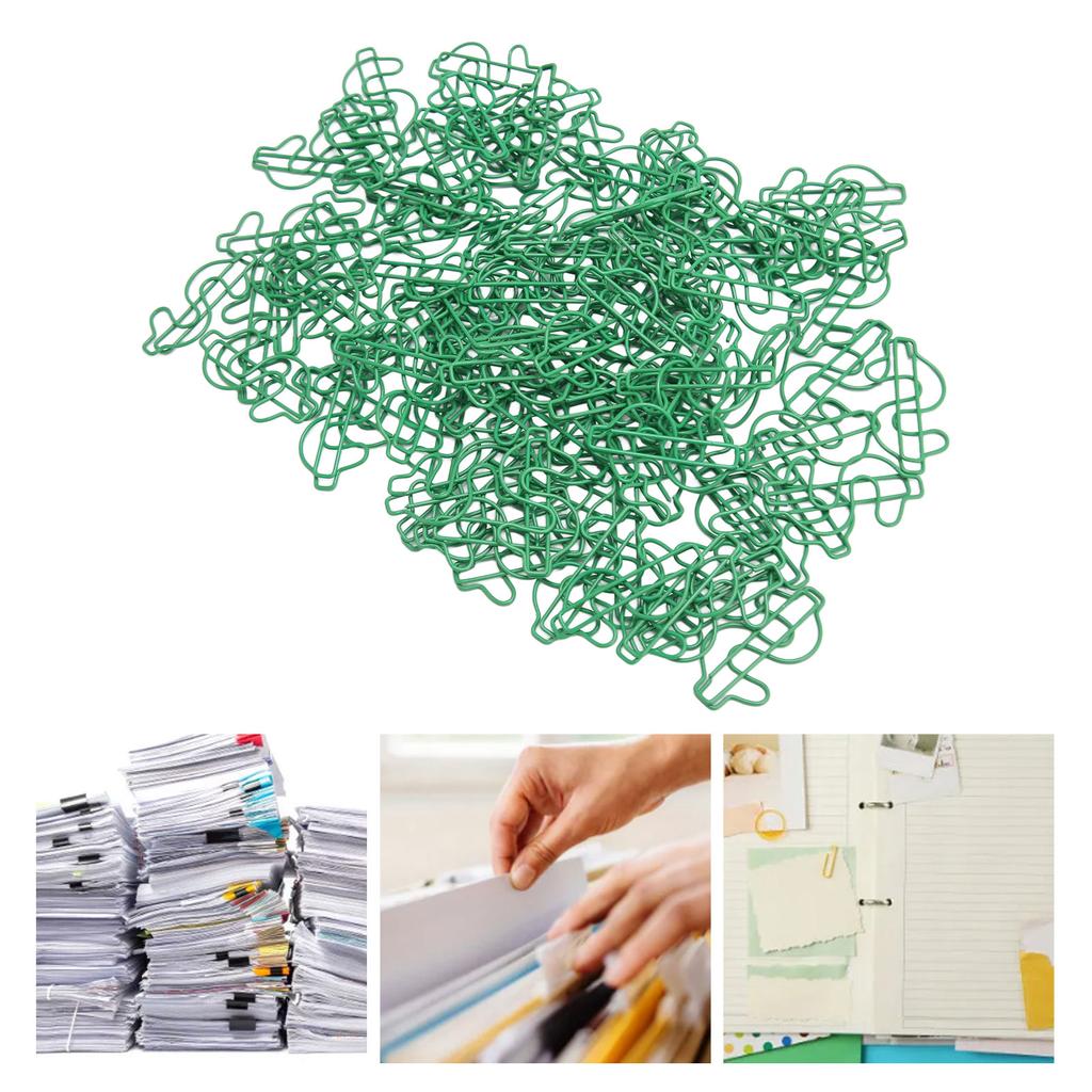 100 ks sponek do papíru ve tvaru dolaru Kreativně roztomilé Pozlacené kovové záložky do knihy pro studenty Stati