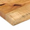 Blat Stołu, 100X40X2,5 Cm, Naturalna Krawędź, Drewno Mango