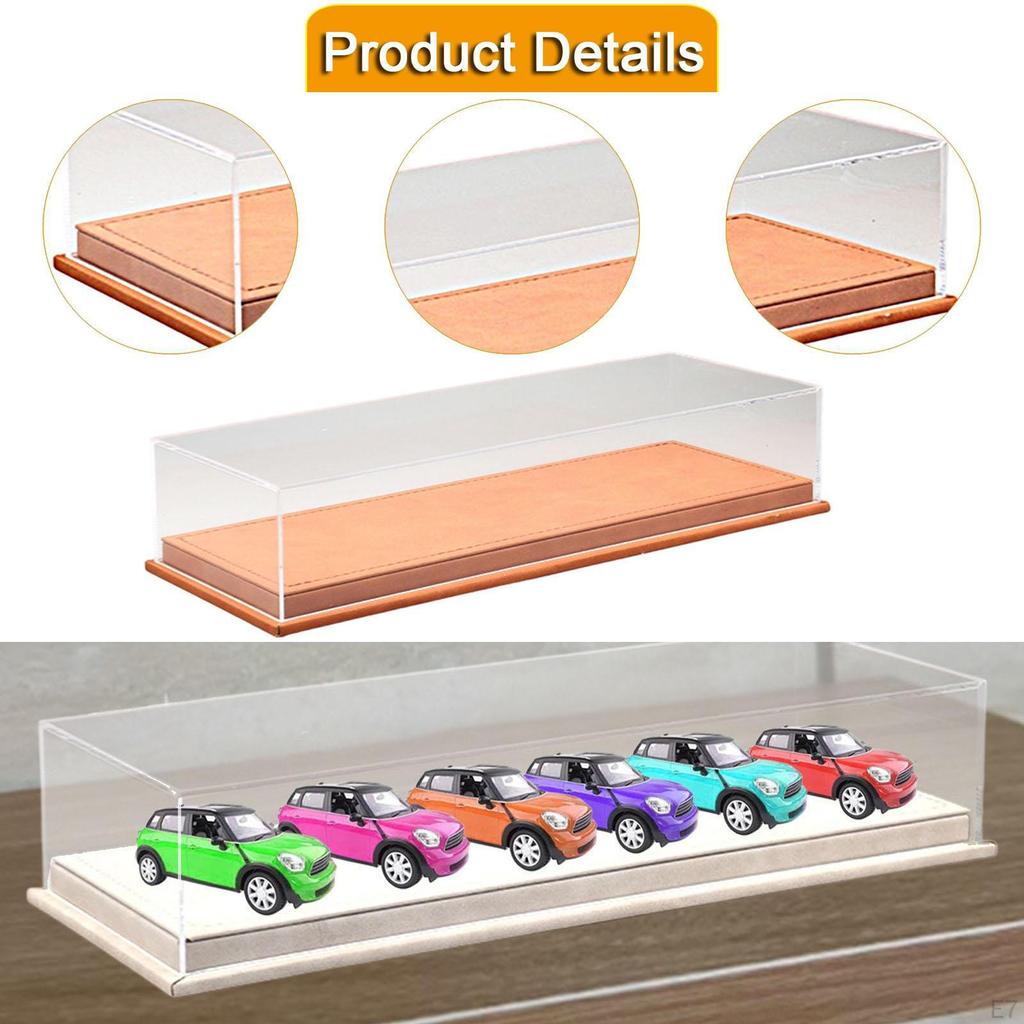 1/64 Model Car Display Case Diecast Storage Desktop Dustproof Organizer