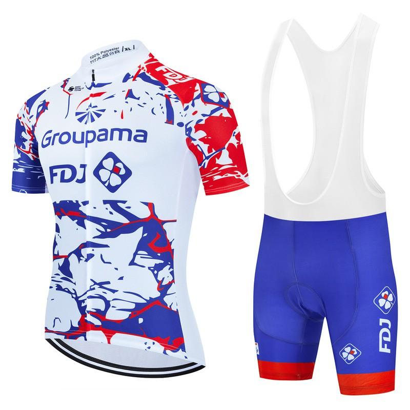 Unisex Cycling Jersey Shorts Set Quick-Dry Mountain Road Bike Apparel Breathable Performance Wear