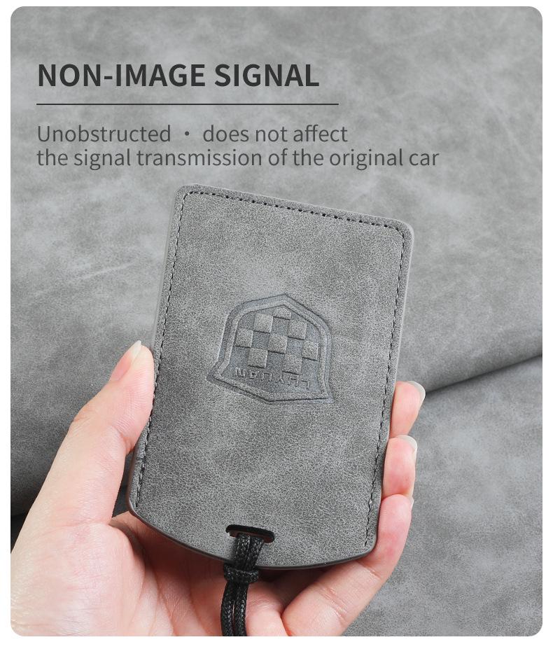 NFC Keychain and Card Holder for Luyuan Electric Vehicles - High-End, Unisex Design.