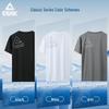 PEAK Men's Quick-Dry Short Sleeve Summer Sports T-Shirt - Comfortable & Loose for Casual Running & Fitness