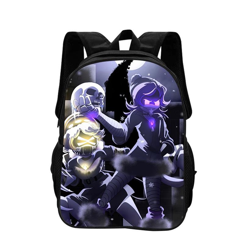 Murder Drones Backpack Durable Fashionable Cartoon Zipper Large Capacity Backpack Best Birthday Gift for Boy and Girl