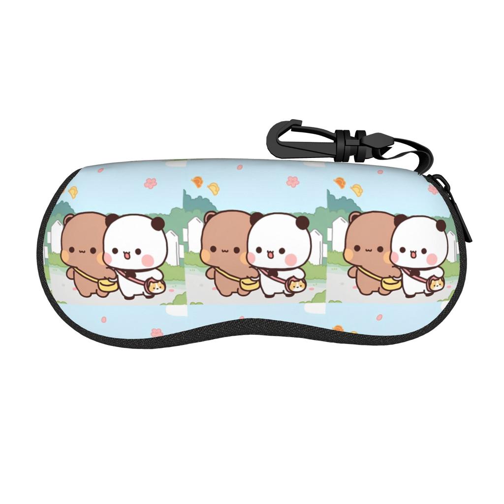 Bubu Dudu cute cartoon bear Glasses Case Cover Daily Sunglasses Pouch For Men Women Eyewear Accessory Original Glasses Box