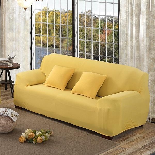 Stretch Sofa Cover Big Elasticity 100 %Polyester Spandex Couch Cover 1 /2 /3 Seater Elastic Sofa Cover Solid Sofa Covers