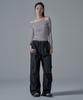 WAARFORWOMAN W1143 Cotton Banded Cargo_Black