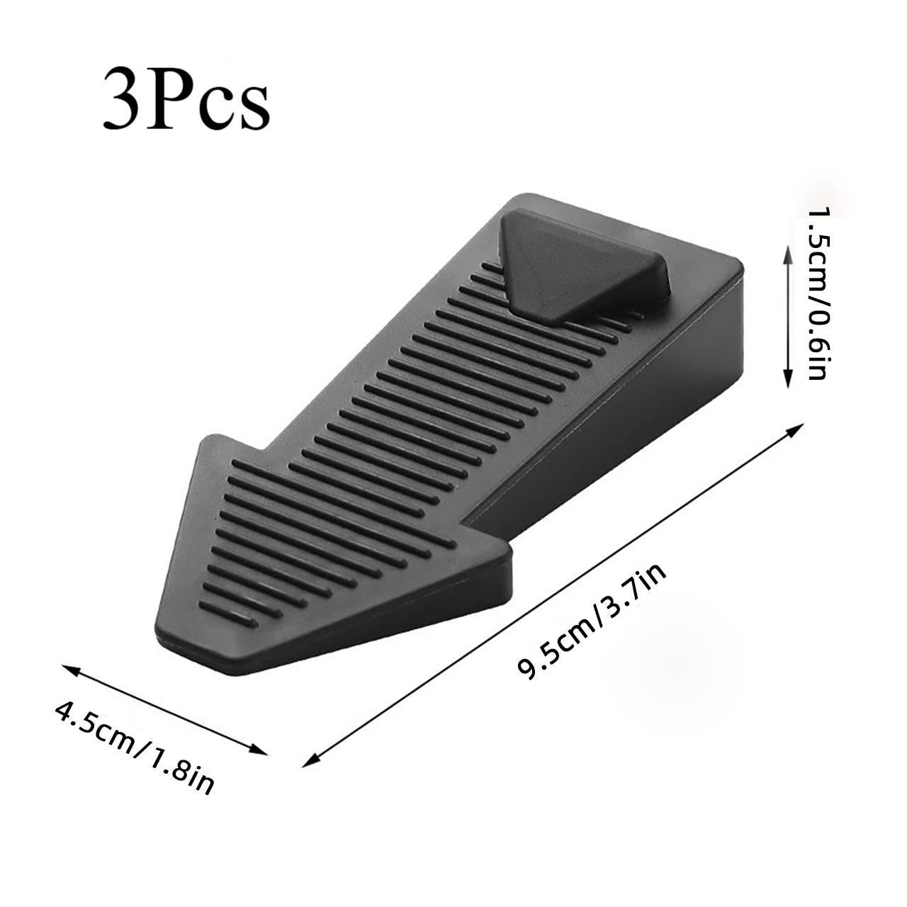 

3PCS Silicone Door Bottom Guard Stopper Windproof Door Gasket Damper Blocker Wall Protectors Door Sealing Strip for Home Use