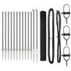 VidaXL Welded Wire Mesh Fence with 13 Anchor Posts Grey 1.4x25 M Steel 3352207
