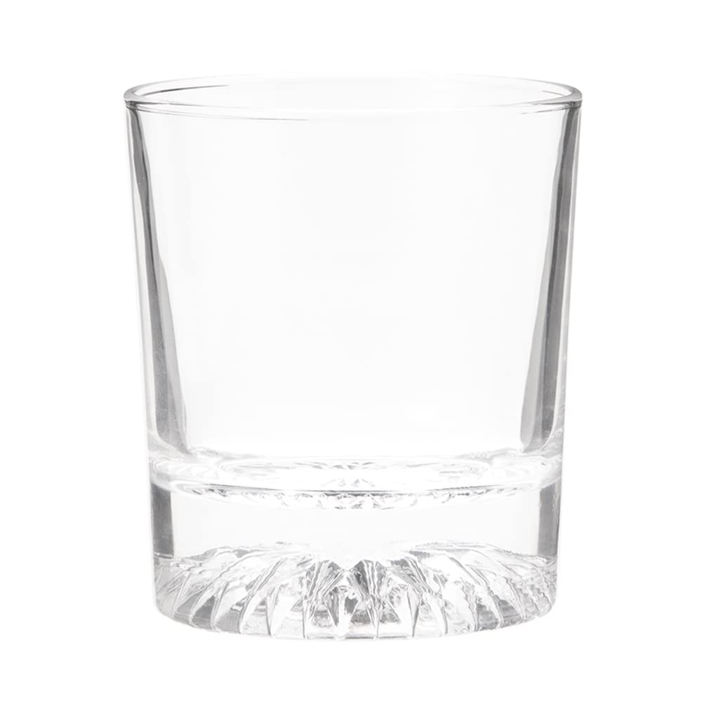 Toyo Sasaki Glass Whiskey Glasses, Rocks Glasses, Hokuto, 210ml, Pack of 6, 7 Old Cups, Made In Japan, Dishwasher Safe, P-01125-JAN, Clear
