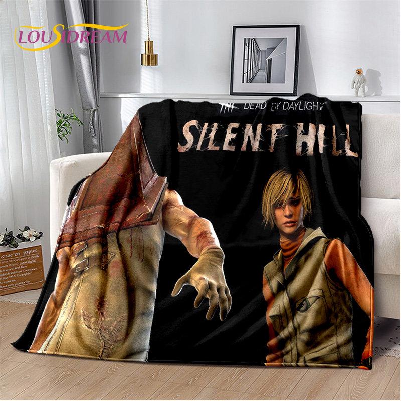 Silent Hill Horror Movie Games Soft Plush Blanket,Flannel Blanket Throw Blanket for Living Room Bedroom Bed Sofa Picnic Cover