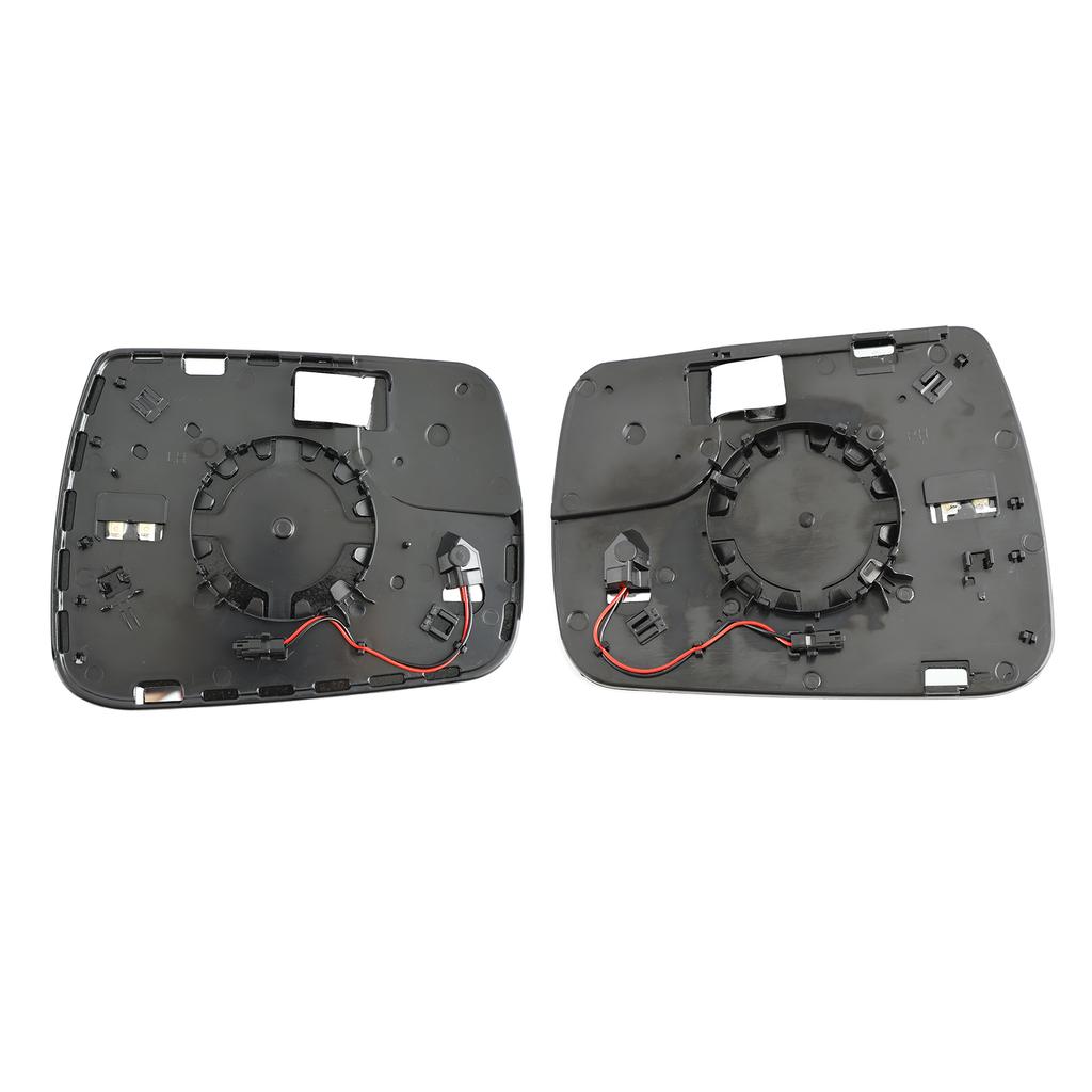 2 × Blind Spot + Heat Exterior Mirror Glass For Dodge Ram 1500 2500 19-22