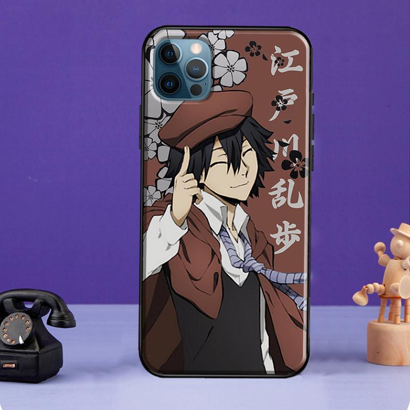 

Силиконовый чехол Bungou Stray Dogs Ranpo Edogawa для iPhone 13 Mini 11 14 12 Pro Max 7 8 Plus X XR XS Max SE 2020, чехол для телефона iPhone X XS