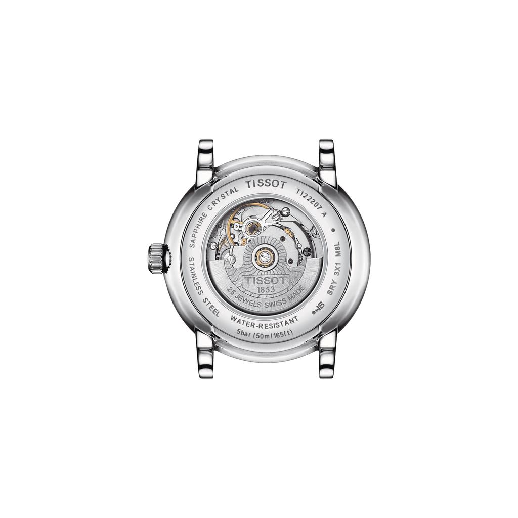 Tissot Stainless Steel Black Dial Men's Fashion Watch T122.207.11.051.00