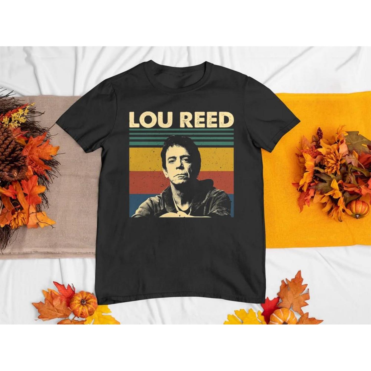 РАСПРОДАЖА Мужская футболка Lou Reed Черная хлопковая футболка Все размеры S-5XL Унисекс футболка S