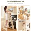 Household Indoor Folding A-Frame Ladder: Multifunctional Clothes and Quilt Drying Rack with Four to Six Steps