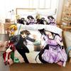 New Kawaii High School DxD Bedding Set Duvet Cover Sheet Printed Bed Set Pillowcase Bed Full Queen King Size Comforter Bedroom