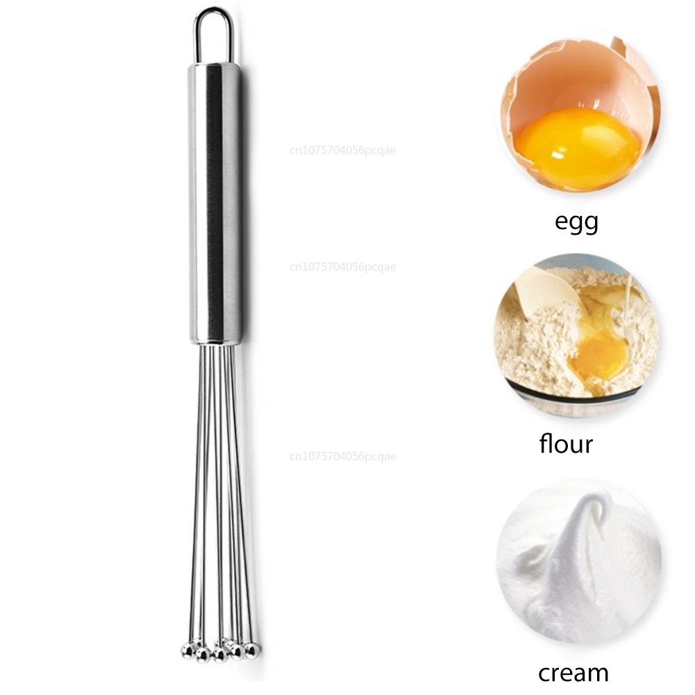 Stainless Steel Egg Stirring Rod Whisk Manual Butter Butter Flour Mixing Kitchen Mixer Baking Tools Cooking Tools