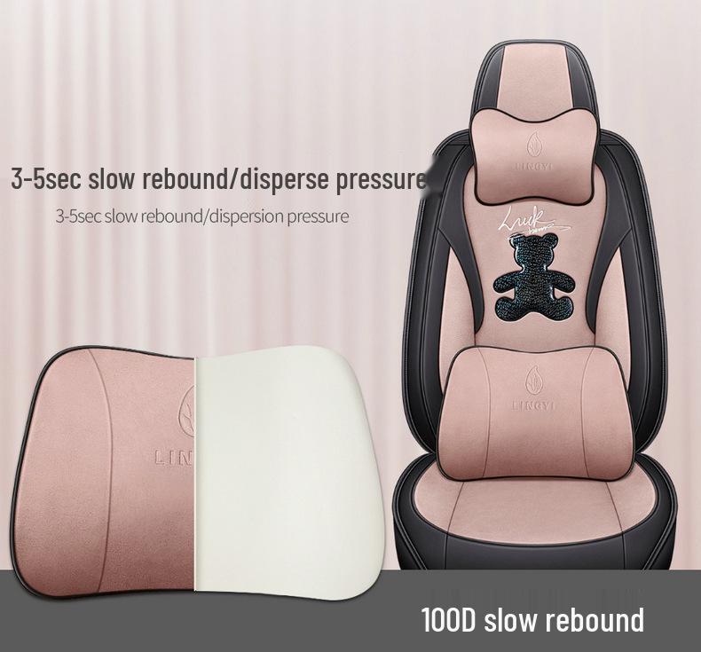 Cartoon Car Seat Covers for Beijing Hyundai Tucson, ix25, ix35, Sonata, and Sonata Eight - Tech Cloth Cushions