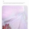 Wrinkled Organza Fabric Illusion Color Iridescent Organza  for Dress Curtains