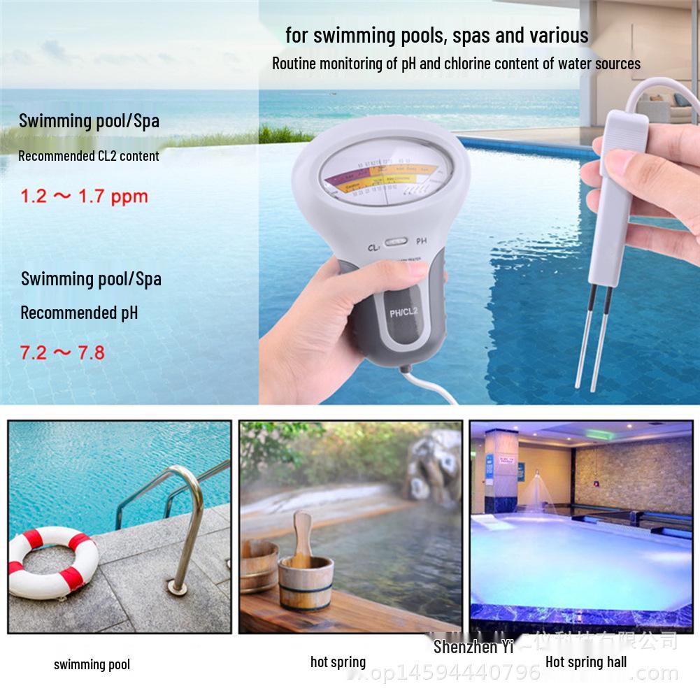 PC102 Dual Function Residual Chlorine & pH Test Pen for Swimming Pools