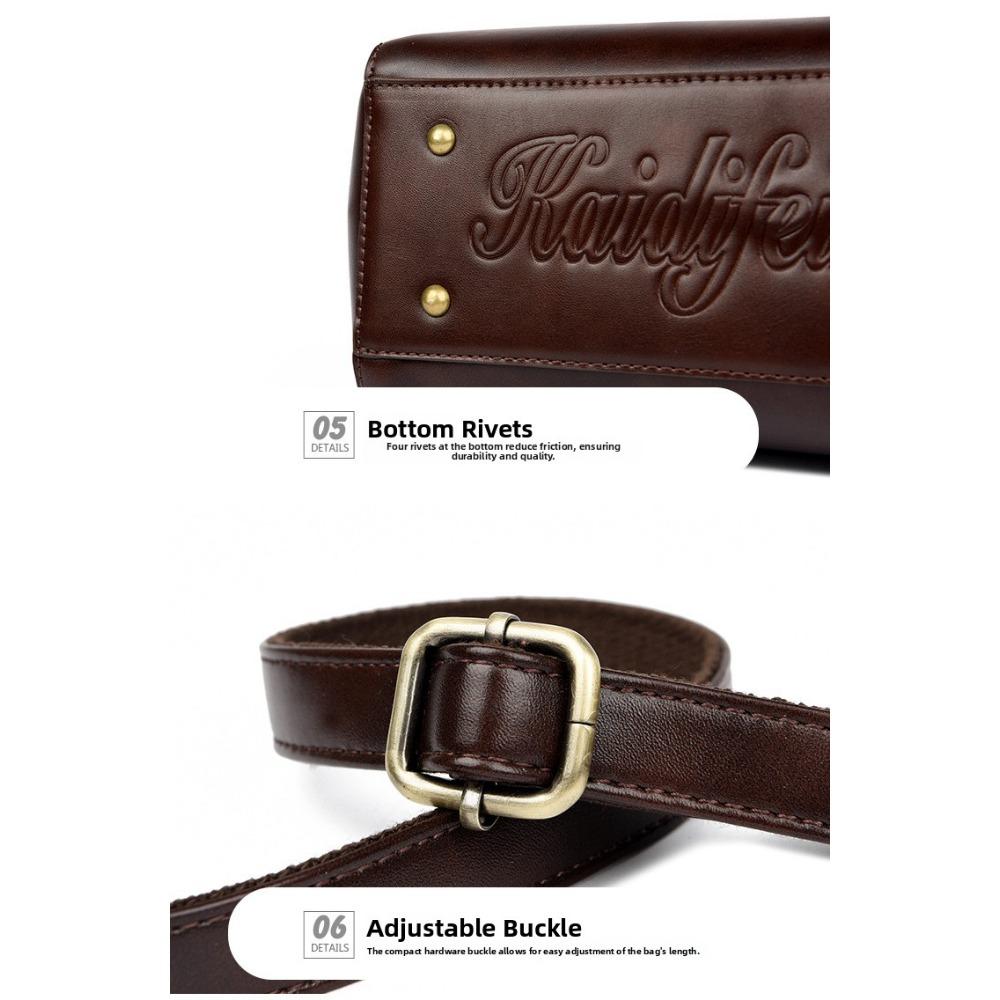 Urban Simple Style Women's Crossbody Bag Handbag Shoulder Bags Retro Large Capacity Soft PU Leather Tote Bag for Daily Use