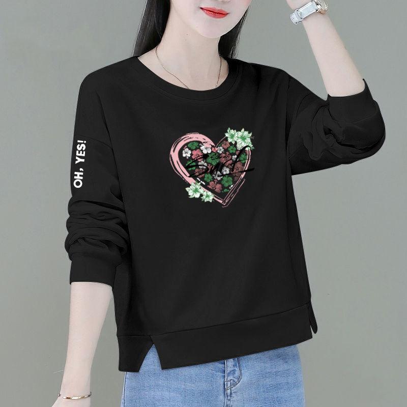 YYFS Damemote Uformelt vår høst med lange armer bluser og skjorter med o-hals