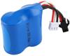 7.4V 600mAh Li-ion Battery for RC Boat | Compatible with Skytech H100 H102 H106, Syma Q2 Q3 | 40x38x21mm – 48g