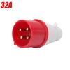 3PIN 4PIN Industrial Socket IP44 Rated Waterproof Connector  Electrical Connection