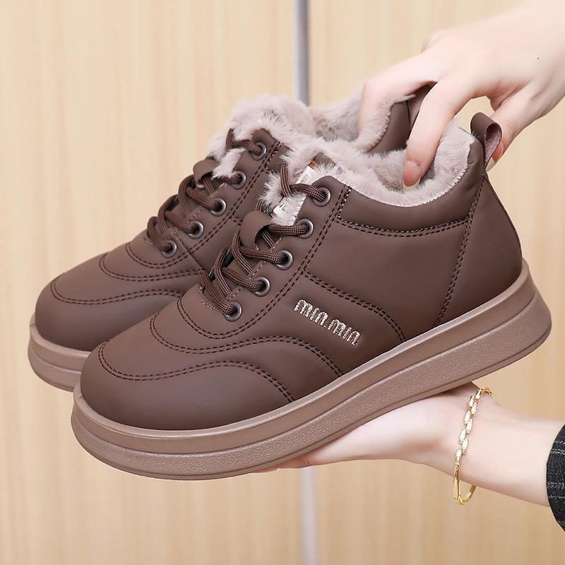 Damen Winter Neue Mode Vielseitige Baumwollschuhe Warm Wasserdicht Langlebig Rutschfeste Laufsohle Kostenloser Versand Schuhe