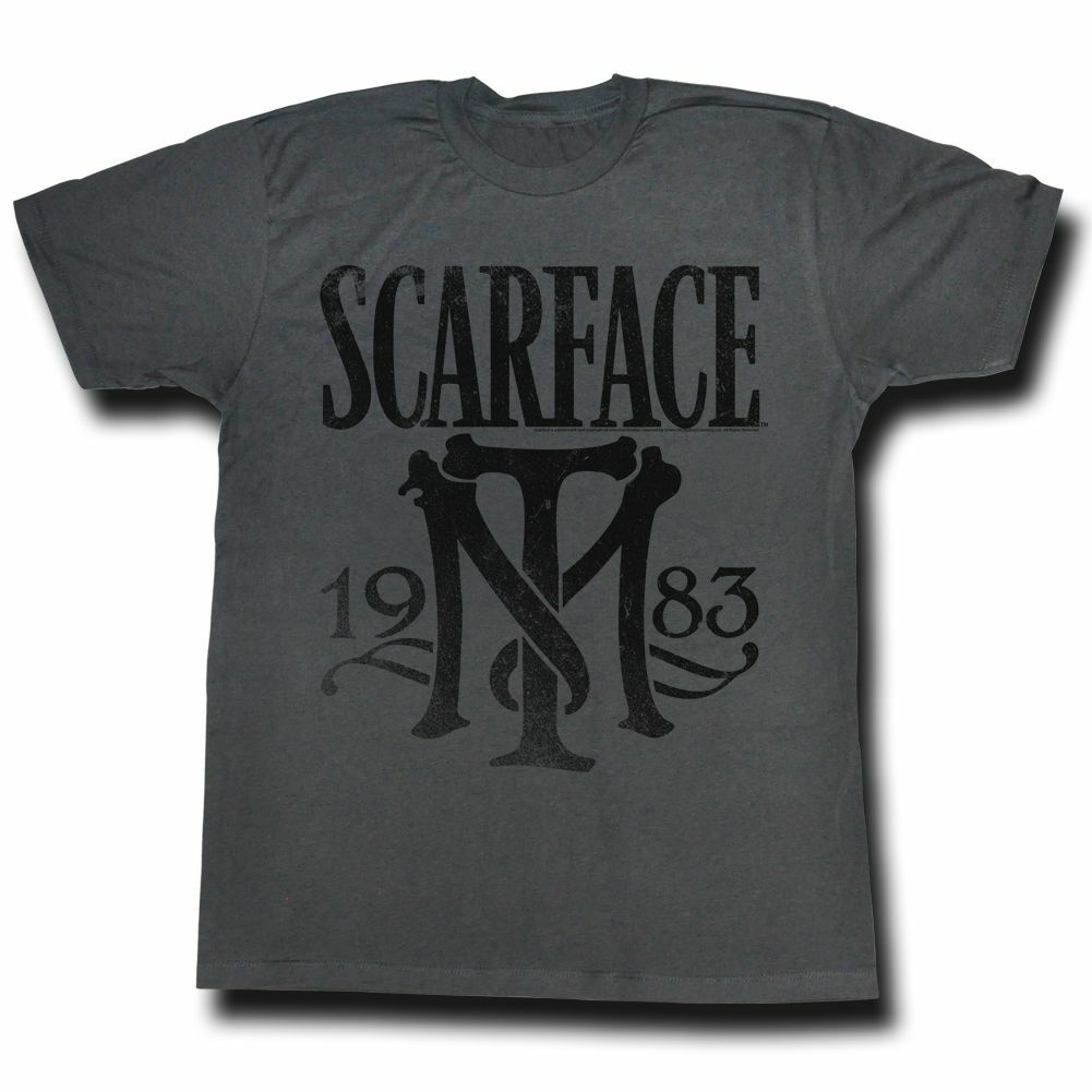 Scarface Symbol Black Heather T-Shirt XXXL