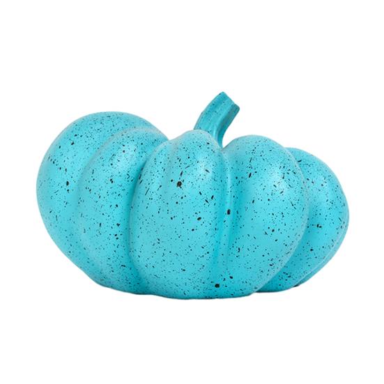 Halloween Pumpkin Ornaments, Resin Delicate Texture Stable Sculpture, Spotted Textured Accents, for TV Cabinet Wine Cabinet Table Decor