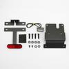 KAWASAKI Kompatibel Kawasaki Z900RS/CAFE Aluminium Kennzeichenhalter-Entfernungs-Kit mit LED-Kennzeichenbeleuchtung, Schwarz, MADMAX Design, Heckverkleidung, Kennzeichenhalter L
