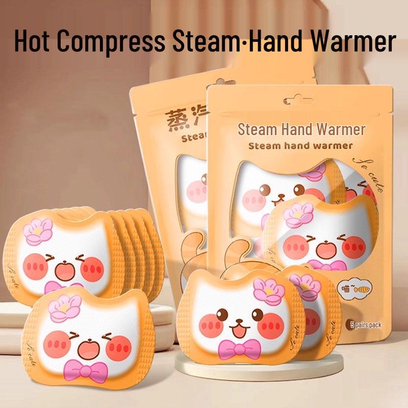 

5 пар носимых грелок для рук: Зимний согревающий пластырь для студентов