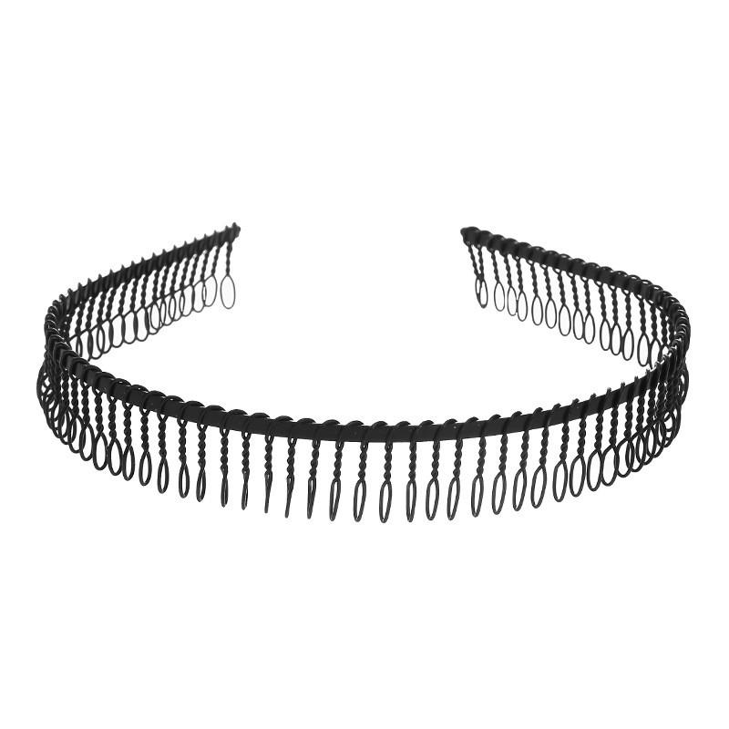 Metal Wavy Headband Stylish Headband Thickened Face Wash