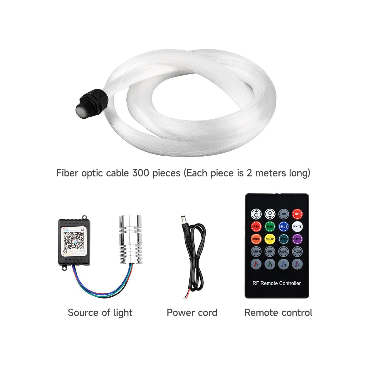 

6 Вт 3 м мерцание звездное небо приложение пульт дистанционного управления светодиодный автомобиль крыша звезда свет волоконно-оптический интерьер потолок декоративный атмосфера лампа