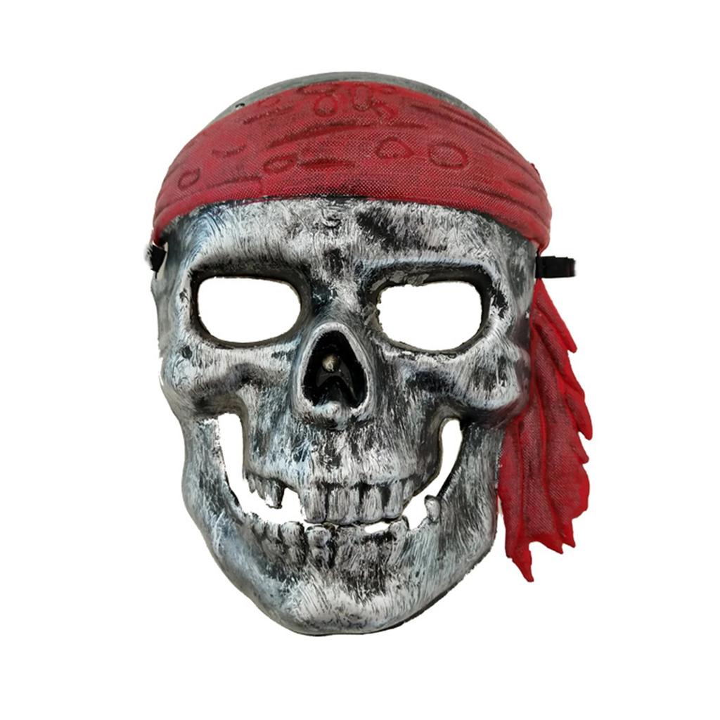 1PC - Prom Mask Pirate Skull Mask Funny Terror Ghost Mask Retro Men and Women Mask