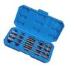 3/8” Drive for Extra Long Allen/Torx Bit Socket Set with Storage Box Metric 3mm -10mm 7-Piece Set Chrome Vanadium St