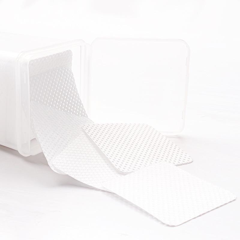 Eyelash Extension Glue Remover Wipes - Boxed Cotton Pads for Cleaning