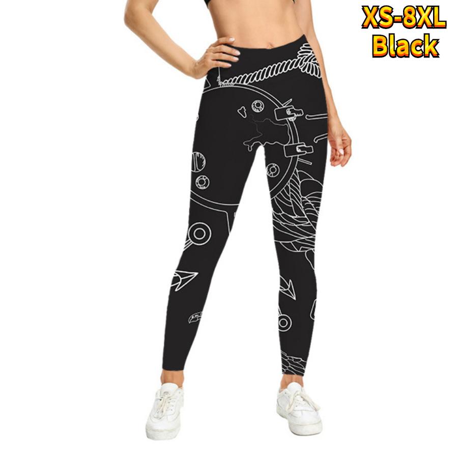 Жіночі легінси для йоги з принтом кокосового гораня, фітнес, біг, тренажерний зал, спортивні активні штани