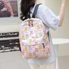 Little Fresh Girl Backpack New Niche Art Small Floral Schoolbag Student Travel Backpack Female