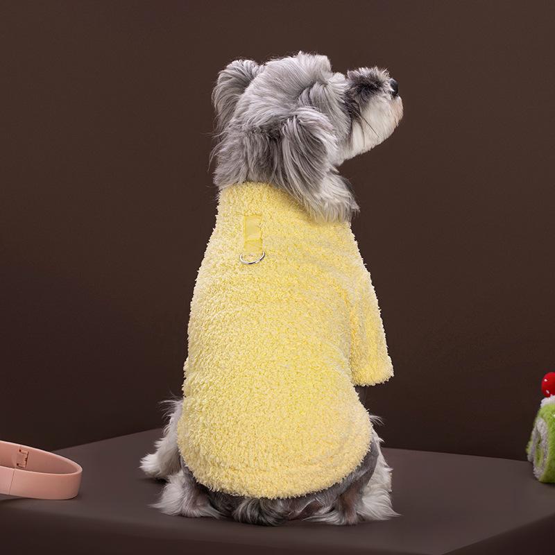 Autumn & Winter Warm Dog & Cat Clothing for Small, Medium, Large Pets - New Year Teddy Outfit.