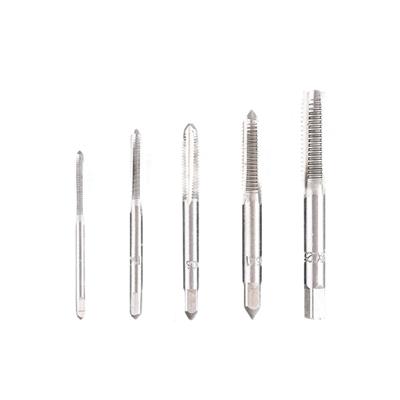 5-częściowy zestaw gwintowników ręcznych ze stali szybkotnącej, różne rozmiary 3 mm 4 mm 5 mm 6 mm 8 mm, precyzyjne narzędzie do gwintowania do obróbki metalu