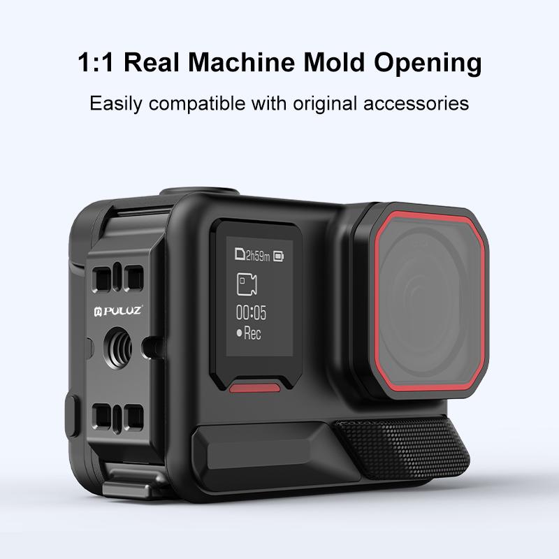 PULUZ ACE/AC Aluminum Alloy Vertical Shooting Magnetic Quick-release Battery Side Interface Cover For Insta360 Ace Pro 2