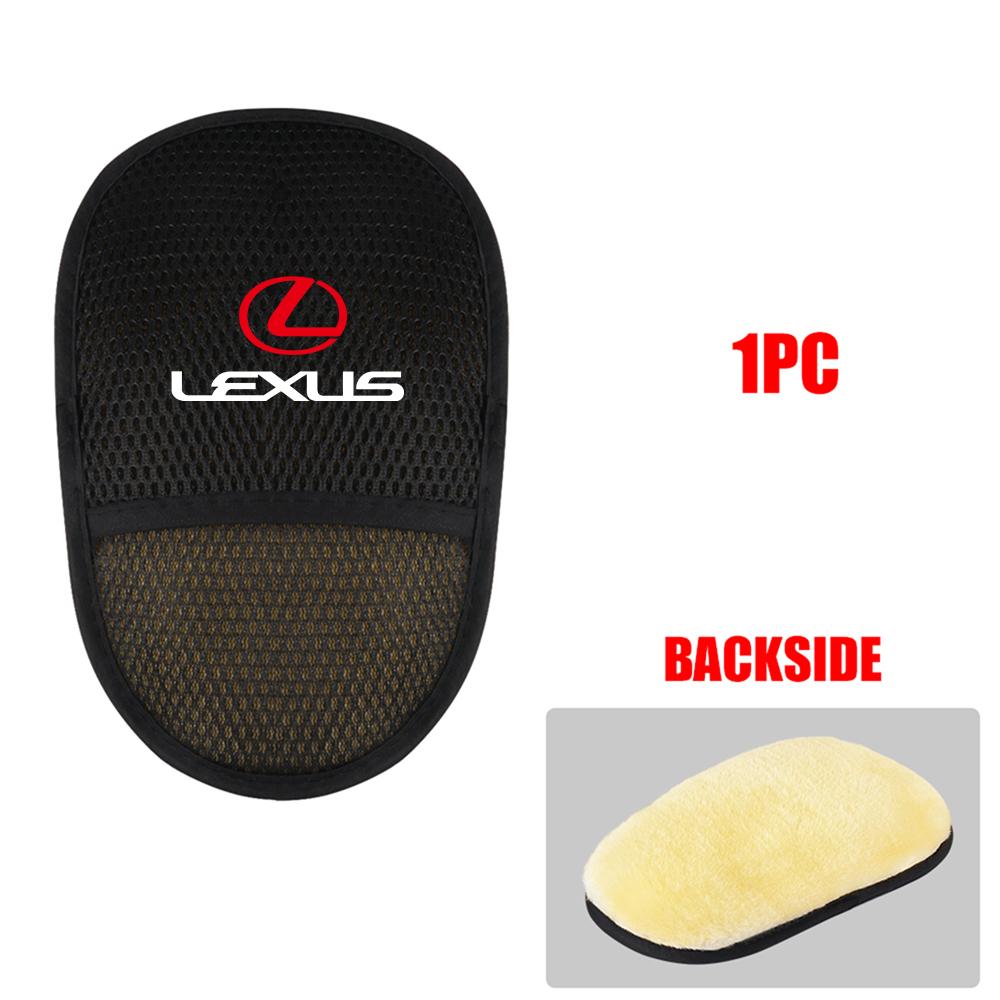 AJA1 Car Cleaning Sponge Glove Polishing Washing Mitt Gloves Wash Care For Lexus IS250 RX400h EX300h RX450h Al20 CT200h IS300h ES300h